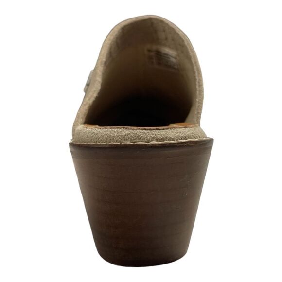 New! Musse And Cloud Women's Helen Textured Block Heel Mule Shoes Ice Size 6 NWT - Picture 7 of 16